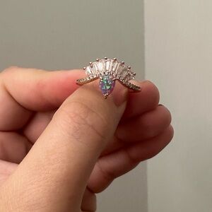 Rosegold ring size 8